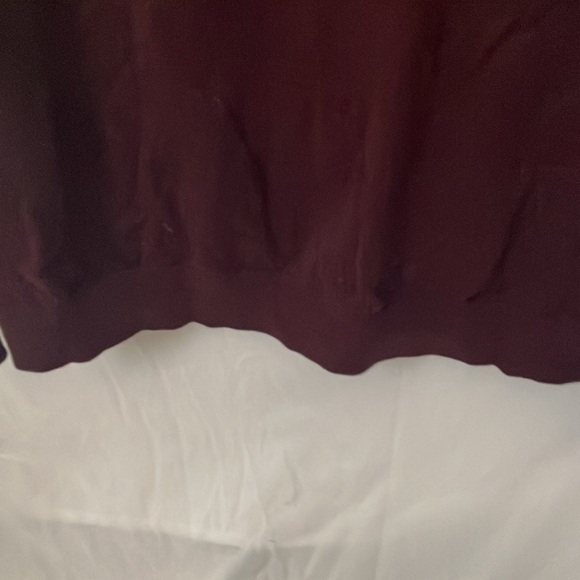 Selected: Maroon Cardigan Sweater- 100% cotton- zipper - Picture 13 of 16